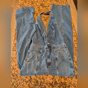 Free People Backless Romper